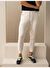 Beyaz Slim Fit Pamuklu Pantolon