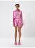 Pembe Oversize  Şort