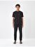 Siyah Regular Fit Pamuklu Sweat Pantolon