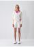 Ekru Oversize Pamuklu Sweatmont