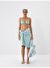 Yeşil Slim Fit  Bikini Üst