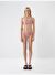 Nar Çiçeği Slim Fit  Bikini Üst