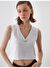 Beyaz Slim Fit Pamuklu Atlet