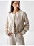 Naturel Regular Fit Keten Ceket