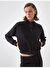 Siyah Oversize Modal Sweatmont