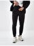 Siyah Regular Fit Pamuklu Sweat Pantolon