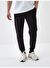 Siyah Regular Fit Pamuklu Sweat Pantolon