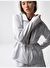 Beyaz Oversize Pamuklu Sweatmont