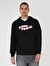 Regular Fit Kapüşonlu Yazı Baskılı Siyah Erkek Sweatshirt Cl1061698