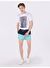 Slim Fit Orta Bel Yeşil Erkek Deniz Şortu Cl1064120