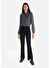 729 Maggy Regular Fit Yüksel Bel Yırtmaçlı Paça Kadın Mavi Jean Pantolon Cl1066482
