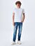 Basıc Slim Fit Beyaz T-shırt