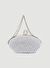 Gusto İnci İşlemeli Oval Abiye Clutch Çanta - Beyaz