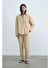 Camel Paper Poplin Pantolon