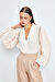 Aksesuar Detaylı Bodysuit Bluz - BEJ