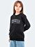 Slazenger DUNA IN Unisex Çocuk Sweatshirt Siyah