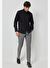 Erkek Gri Slim Fit Klasik Pantolon
