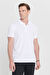 Erkek Beyaz Slim Fit Dar Kesim Polo Yaka %100 Organik Pamuklu Tişört