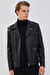 Carter Erkek Siyah Biker Deri Mont 23WGD6490R3