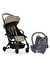 Bumprider Connect 3 Bebek Arabası Black-Sand / Cabriofix Koltuğu Essential Black