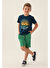 U.S. Polo Assn Lisanslı Crew Neck Lacivert Erkek Çocuk Bermuda Takım