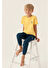 U.S. Polo Assn Lisanslı Palm Tree Sarı Erkek Çocuk Pijama Takımı