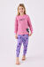 Rolypoly Kız Çocuk Pembe Uzun Kol Pijama Takım