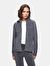 Düz Kapüşonlu Fermuarlı Regular Fit Gri Sweatshırt