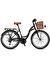 KRON  GERONİ SIRIO 28 JANT City Bike - 21 Vites - V.B. - Mat Siyah-Siyah/Kahverengi - Shimano