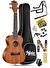 Midex TN-26MC-ST Set Maun Tenör Ukulele (Softcase Stand Tuner Capo Metod Nota Sticker Askı Pena)