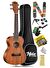 Midex TN-26MC Set Maun Tenör Ukulele (Softcase Tuner Capo Metod Nota Sticker Askı Pena)