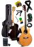 Maxword M501-EQ Profesyonel Masif Ağaç Elektro Akustik Gitar Seti 4/4 Yetişkin Seri üst Segment