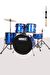 Midex CD900X-BL 22'' Yetişkin Akustik Bateri Davul Seti 22B-13T-12T-16F-14S (5 Parça)
