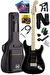 Maxword MAP-45BK Siyah Elektro Gitar Seti HSS Manyetik Maple Klavye Strat Kasa