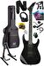 Maxword Grade-ST Black Rosewood Klavye HH Yüksek Kaliteli Floyde Rose Elektro Gitar