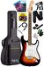 Midex RPH-30SB Gül Klavye Strat Kasa SSS Elektro Gitar Seti