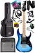 Maxword DE-150BL-50AMP Maple Klavye HH Yüksek Kaliteli 50W Amfili Elektro Gitar Seti