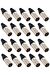 Hepa Merz SFC-M11-20X Canon Erkek 3 Pinli XLR Silver Konnektör (20 ADET)