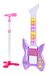 Rennes RG-035PK Mikrofonlu Tuşlu Çocuk Elektro Oyuncak Gitar (Mikrofon Standı ve Askı Dahil)