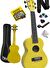Midex UKX-233YLW Sarı Concert Ukulele (Askı Çanta Metod Pena)