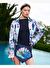 Lori Printed Denim Jacket