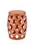 The Mia Prizma Tabure Yan Sehpa Terracota 50x35 cm