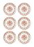 Dolce Vita Pasta Tabağı 6lı Set 19 cm DVT0002