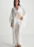 Beyaz Keten Kaftan