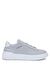 Mario Valentino Unisex Hakiki Deri Gri Sneakers & Spor Ayakkabı