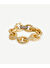 DOKULU ZİNCİR DETAYLI GOLD BİLEKLİK