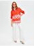 Resort Eteği Palmiye Desenli Monochrome Tunik S25TNK020
