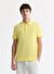 Erkek Sarı Polo Yaka Kırılmaz Yaka, Serin Tutan, Hızlı Kuruyan Pamuklu T-Shirt B001032