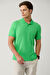 Erkek Yeşil Polo Yaka Kırılmaz Yaka, Serin Tutan, Hızlı Kuruyan Pamuklu T-Shirt B001032