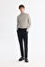 Erkek Siyah Klasik Bel Yumuşak Tuşeli Slim Fit Chino Pantolon B003035